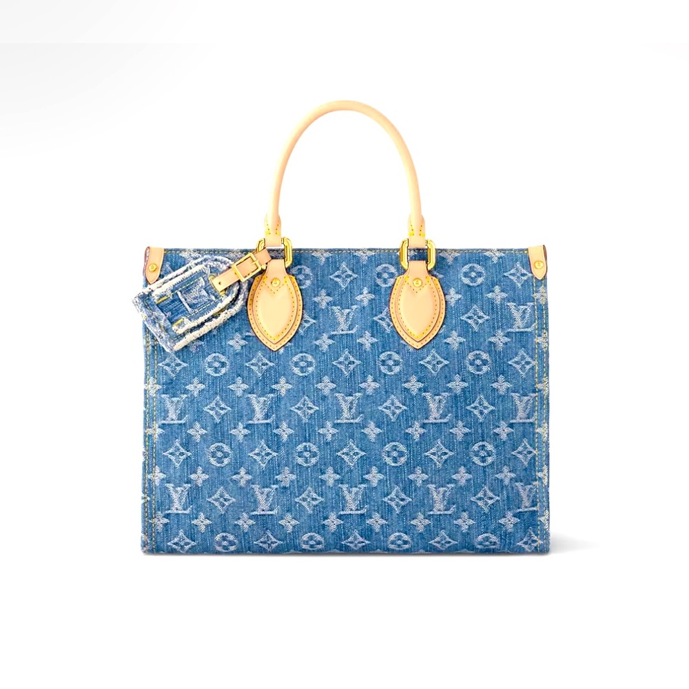 Louis Vuitton ‘On the Go” tote (denim)